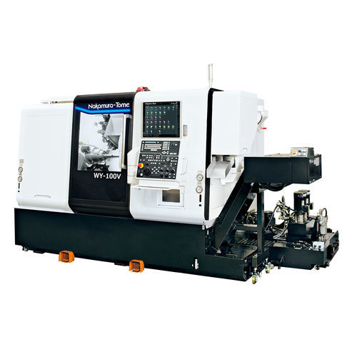 CNC数控车削加工中心 - WY-100V - Nakamura-Tome Precision Industry - 二机轴 / 双转塔式 / 高精度