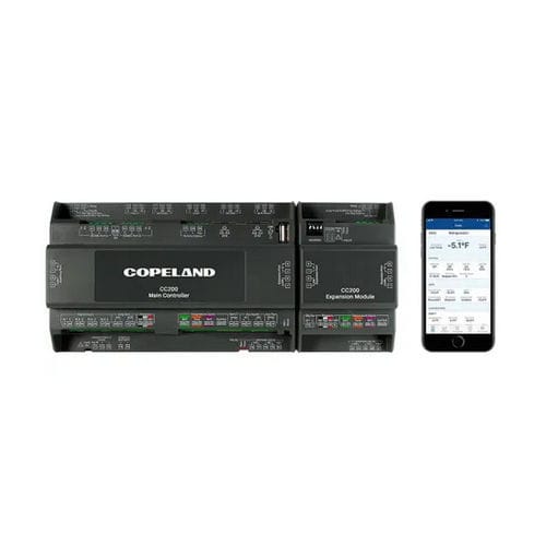 可编程自动化控制器 / 集成式 - CC200  - Emerson Commercial & Residential Solutions - 输入 / RS485 / 模块化