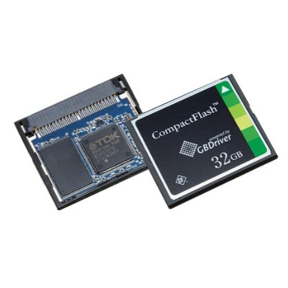 CompactFlash内存卡 - CFG8V series - TDK Electronics Europe - 16 GB / 32 GB