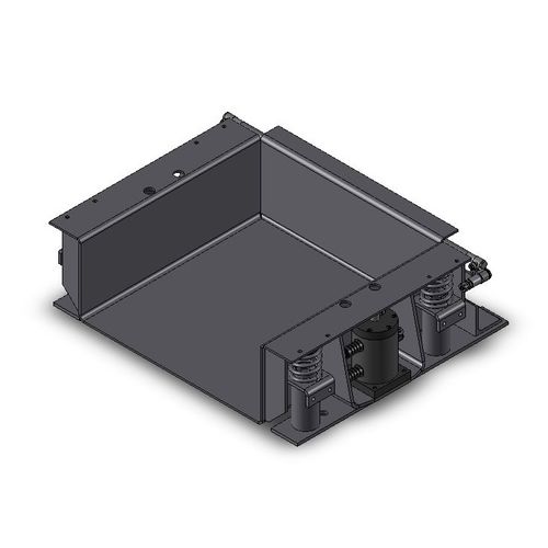 铸造车间振动台 - VTF series - Netter Vibration - 用于初成型混凝土 / 紧凑型