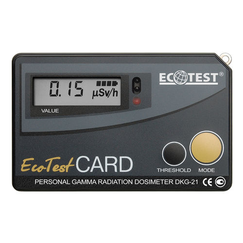 伽玛射线剂量计 - DKG-21 EcotestCARD - Sparing-Vist Center - 个人