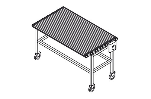 带式输送机 - Transportband 1000/1500/2000 - LISSMAC Maschinenbau GmbH - 滚筒 / 卧式 / 运输