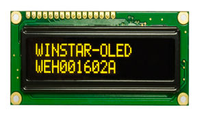 OLED显示屏 - Plus Opto - 17分区 / 双行 / 内置电子设备