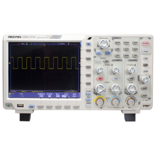 双通道数字化/示波器 - OSD-2102 - Tecpel  Co., Ltd. - 8位
