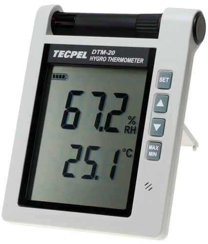 暖通空调系统温度湿度计 - DTM-20 - Tecpel  Co., Ltd. - 数字 / 直接读取式 / 紧凑型