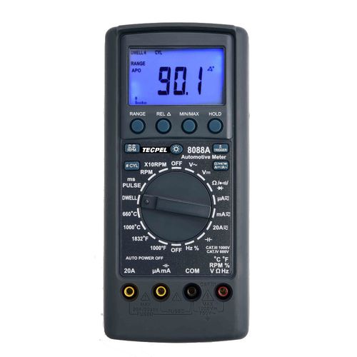 数字万用表 - DMM-8088A - Tecpel  Co., Ltd. - 手持式 / 1000 V / 400 mA