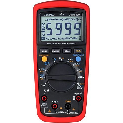 数字万用表 - DMM-139 - Tecpel  Co., Ltd. - 手持式 / 600 V / 10 A