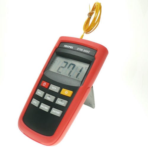 探头温度计 - DTM-305C - Tecpel  Co., Ltd. - 数字 / 手持式 / 工业