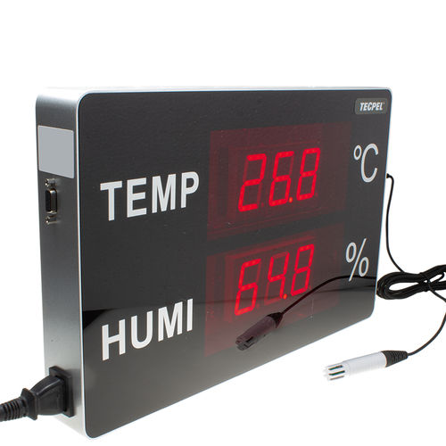 LED式显示屏 - TRH-3305 - Tecpel  Co., Ltd. - 用于温度测量 / 湿度测量 / 大尺寸