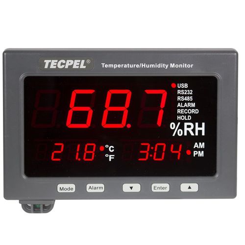 LED式显示屏 - TRH-3308A - Tecpel  Co., Ltd. - 工业 / 用于温度测量 / 湿度测量