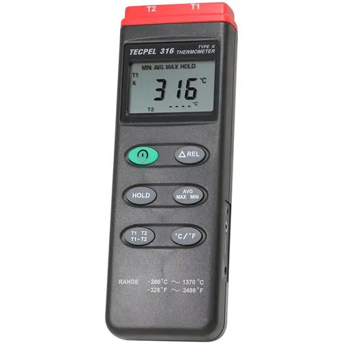 热电偶温度计 - DTM-316 - Tecpel  Co., Ltd. - 数码显示 / °C / °F