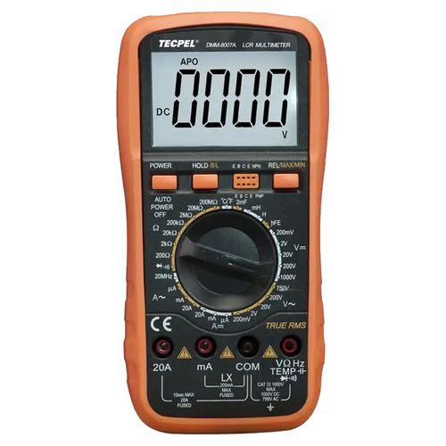 数字万用表 - DMM-8007A - Tecpel  Co., Ltd. - 手持式 / 频率 / 高精度