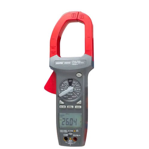数字钳型表 - DCM-2604D - Tecpel  Co., Ltd. - 手持式 / 1000 V / 1000 A
