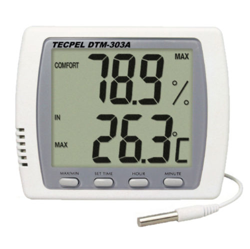 环境工业温度湿度计 - DTM-303A - Tecpel  Co., Ltd. - 数字 / 墙面式 / 温度