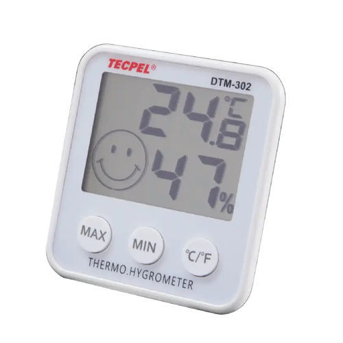数字温度湿度计 - DTM-302 - Tecpel  Co., Ltd. - 墙面式 / 温度 / 湿度