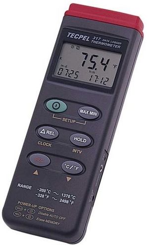 温度数据采集器 - DTM 317  - Tecpel  Co., Ltd. - USB / LCD显示 / 便携式