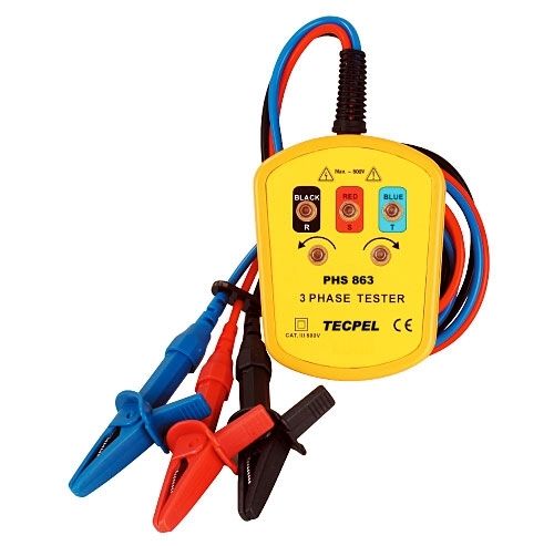 相位序列指示器 - PHS-863    - Tecpel  Co., Ltd. - LED式 / 手提式