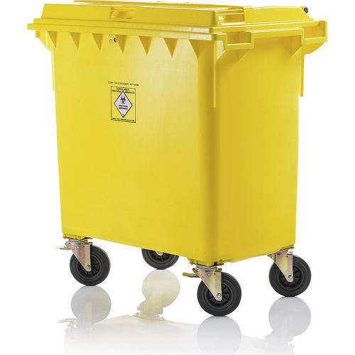 HDPE废料箱 - MGB 660 L - Weber GmbH & Co. KG Abfallbehaelter & Container - 用于医疗废弃物 / 带盖 / 四轮