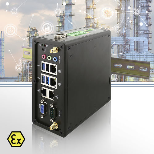嵌入式电脑 - IBDRW100-EX-P - Winmate, Inc. - DIN导轨 / Intel® Pentium® N4200 / RS-232