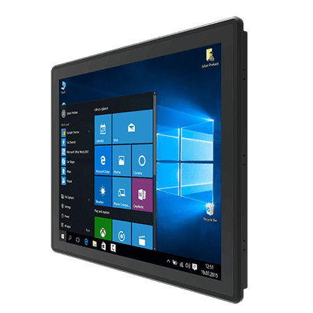 TFT LCD工业平板电脑 - R17ITWS-MHA1-EX - Winmate, Inc. - LED背光 / 触摸屏 / 17"