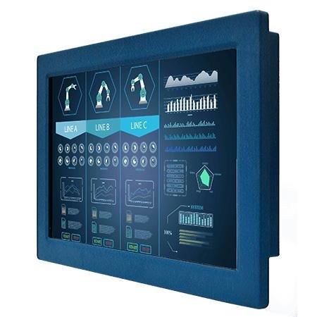 液晶显示器 - R12L100-VMM2 - Winmate, Inc. - 触摸屏 / 5线电阻式触摸屏 / 工业