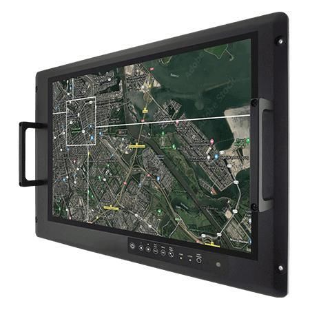 多点触摸屏式显示器 - W22L100-MLA3FP - Winmate, Inc. - 感应电容 / PCAP电容式触摸屏 / 用于显示屏