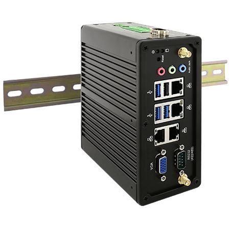 箱式电脑 - IBDRW100-EX-P - Winmate, Inc./京融电 - DIN导轨 / Intel® Atom x7-E3950 / Intel® Apollo Lake E3950