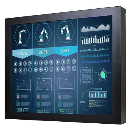 电阻式触摸屏显示器 - R19L300-CHA1 - Winmate, Inc./京融电 - 感应电容 / 工业 / 用于显示屏