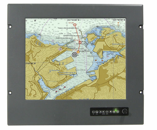 海洋应用显示屏 - R17L500-MRM1 - Winmate, Inc. - 电阻式触摸屏 / 1280 x 1024 / 17"