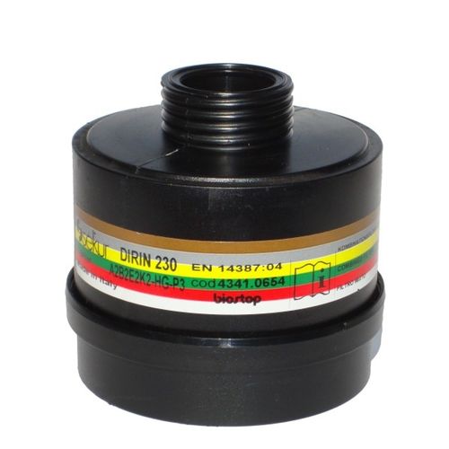 气体过滤器 - DIRIN 230 A2 B2 E2 K2 Hg-P3R D - EKASTU Safety - 烟雾 / 芯式 / 用于呼吸面罩