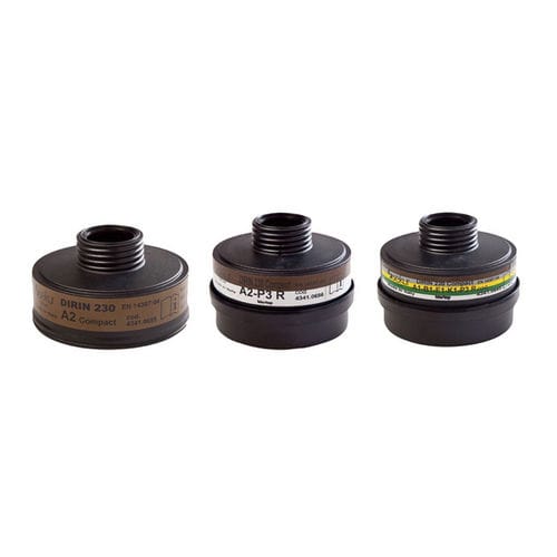 气体过滤器 - DIRIN 230 A2 compact - EKASTU Safety - 芯式 / 用于呼吸面罩 / 螺旋连接式