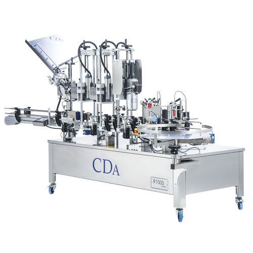 自动贴标机 - R1000-R1500 Mix series - CDA - 瓶子 / 侧面 / 用于酿酒业