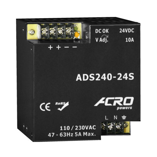 DIN导轨电源 - ADS240S series - Acro Engineering inc. - AC/DC / 单输出 / 坚固