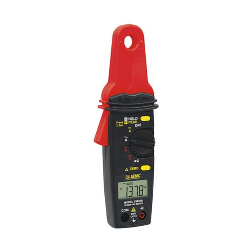 数字钳形万用表 - CM605 - AEMC Instruments - 手持式 / 600 V / 100 A