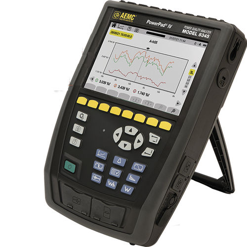 电能质量分析仪 - 8345 - AEMC Instruments - 信号 / 用于三相电力系统 / 功率
