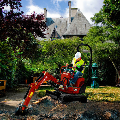 微型挖掘机 - SV08-1C - YANMAR COMPACT EQUIPMENT EMEA S.A.S. - 履带式 / Tier 2 / 用于建筑工地