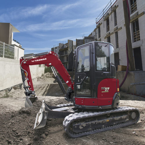 小型挖掘机 - ViO57-6B - YANMAR COMPACT EQUIPMENT EMEA S.A.S. - 履带式 / 柴油 / 用于建筑工地