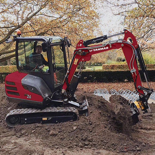 小型挖掘机 - SV26 - YANMAR COMPACT EQUIPMENT EMEA S.A.S. - 履带式 / Tier 3 / 用于建筑工地