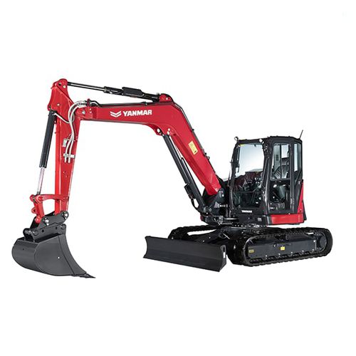中型挖掘机 - SV86-7 - YANMAR COMPACT EQUIPMENT EMEA S.A.S. - 履带式 / 柴油 / 紧凑型