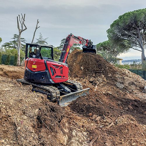 中型挖掘机 - SV100-7 - YANMAR COMPACT EQUIPMENT EMEA S.A.S. - 履带式 / 柴油 / 用于建筑工地