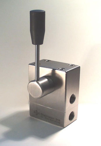 2位2通液压分配器 - NRV 2/2 - SSH Stainless - 气门式 / 杠杆 / 紧凑型