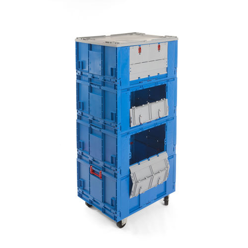 多功能物流台车 - Plasticos Santo António - 用于纺织品 / 塑料底 / 可拆卸