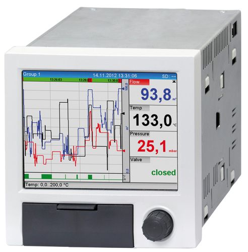 无纸记录仪 - REGICONT RCE-300 - ACS Control-System GmbH - 温度 / 4通道 / 8通道