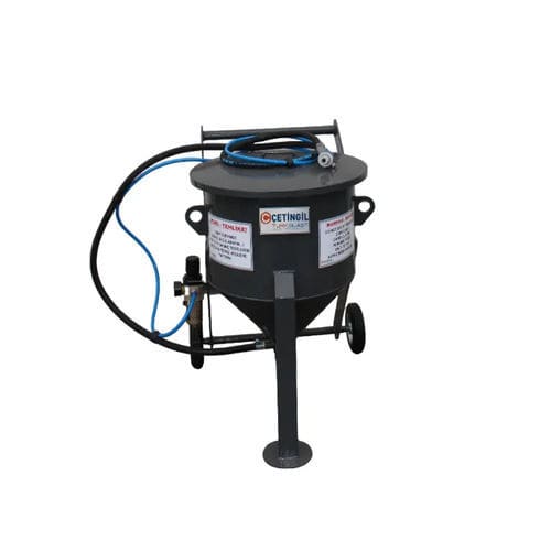 手动喷砂机 - VSK 100 - Cetingil Machinery Industry - 压力式 / 移动式 / 用于表面处理