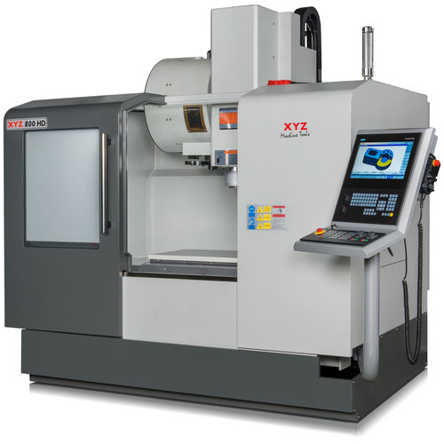 3轴CNC加工中心 - XYZ 800 HD - XYZ Machine Tools - 立式 / 用于生铁 / 旋转台