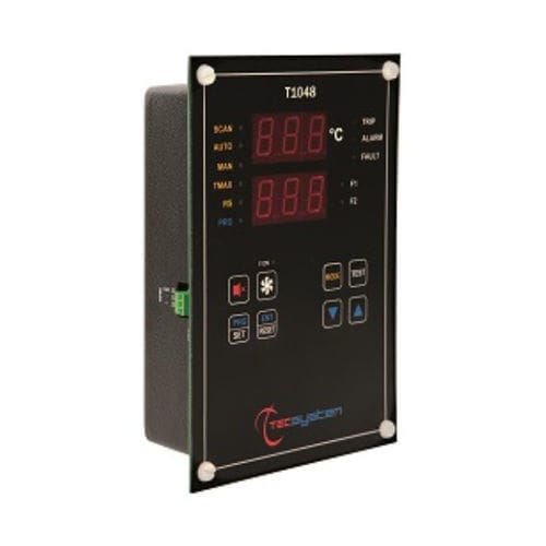数字温控器 - T1048 - TECSYSTEM srl - 双显示屏 / 可编程 / IP65