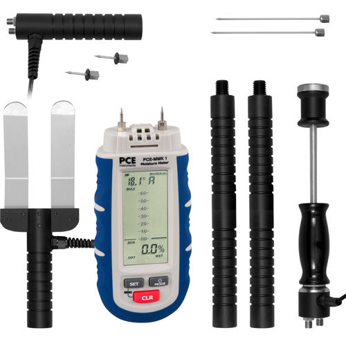 多功能水分检测仪 - PCE-MMK 1 - PCE Deutschland GmbH - 用于建筑材料 / 固体 / 电阻