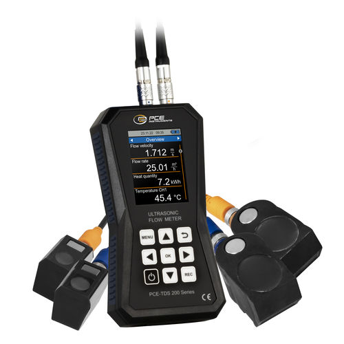 超声波流量计 - PCE-TDS 200 Series - PCE Deutschland GmbH - 体积 / 用于化学品 / 用于水