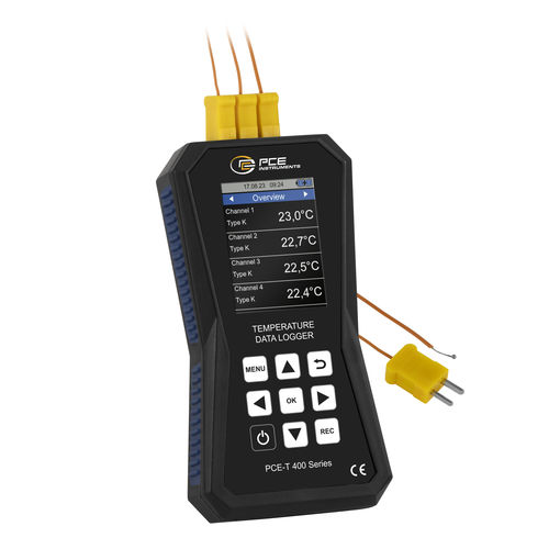 温度数据采集器 - PCE-T 420 - PCE Deutschland GmbH - USB / LCD显示 / 用于热电偶