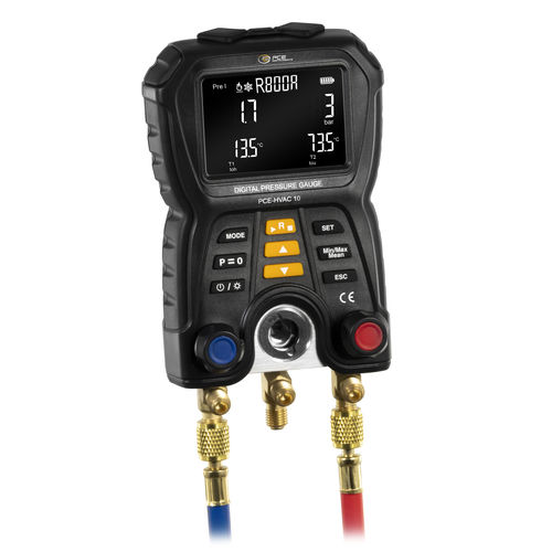 差动压力指示器 - PCE-HVAC 10 - PCE Deutschland GmbH - LCD显示 / IP42 / 暖通空调系统